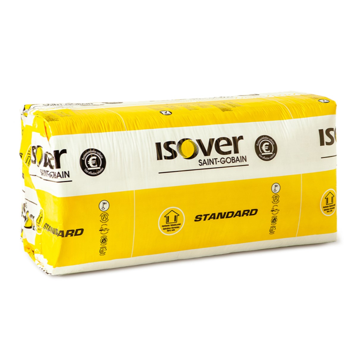 Isover Standard 36 (KL36) minerālvate loksnēs 100x565x1170mm,  6.611m2